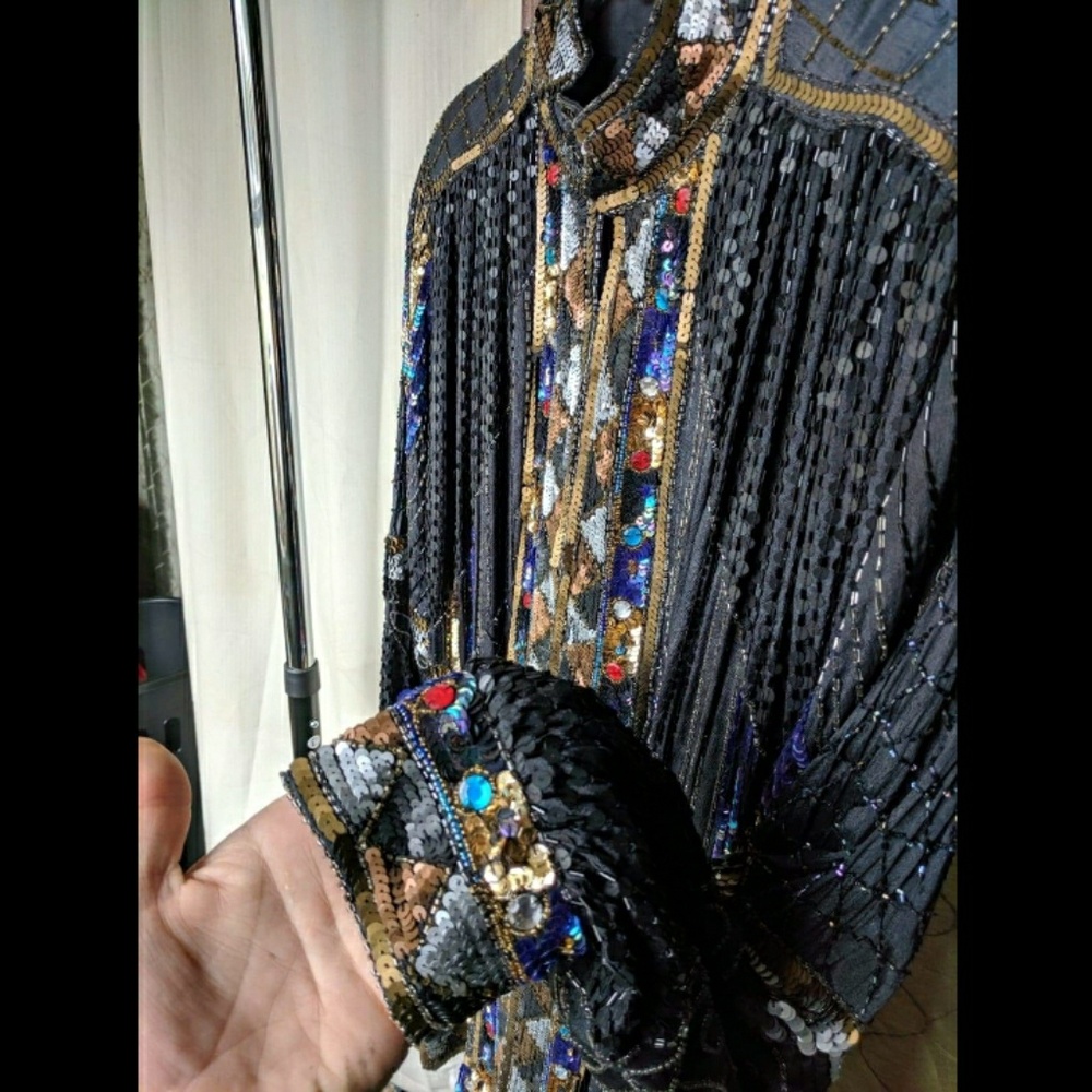 Augustus Impressions Vintage Silk Duster - Picture 3 of 4